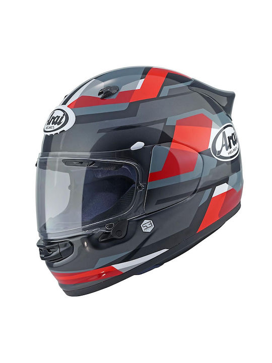 Arai Quantic Design Abstract Red Κράνος Μηχανής...