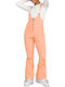Roxy Summit ERJTP03268-MGK0 Women's Dungarees for Ski & Snowboard Orange