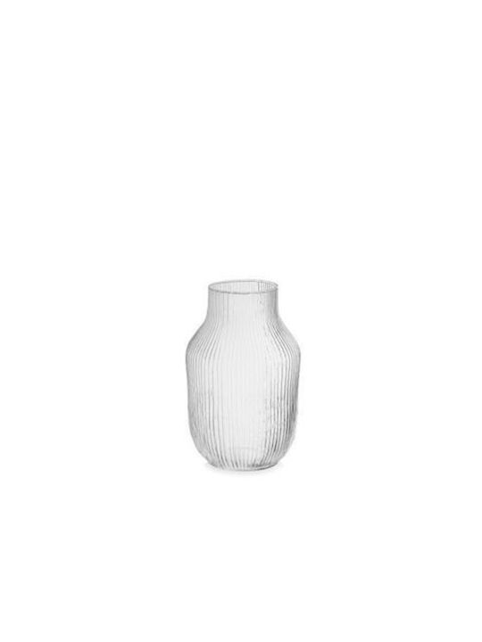 Fankon Flowers Decorative Vase Kira Transparent 13x23cm