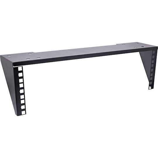 Inline Wall Mount 19" 3U Vertical Under Desk Black
