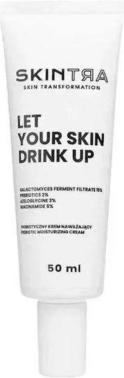 Skintra Let Your Skin Drink Up Κρέμα Προσώπου για Ενυδάτωση, Αντιγήρανση & Ακμή με Πρεβιοτικά & Προβιοτικά 50ml