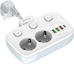 Serioux Power Strip Safety 2 Sockets