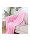 Astron Italy Ριχτάρι Πολυθρόνας Γούνινο 130x160εκ. Pink 19765