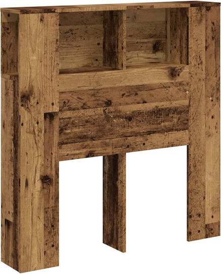 vidaXL Wooden Bed Headboard Brown 100x104.5cm