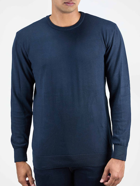 Van Hipster Long Sleeve Sweater Navy Blue