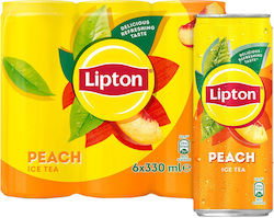 Lipton Ice Tea Ροδάκινο Χωρίς Ανθρακικό 6x330ml