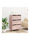 Чекмеджета Офис Метална Pink 68x39x101.5см