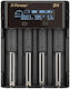 X Power S4 Smart USB Încărcător 4 Baterii Li-ion/Ni-MH Dimensiune AA/AAA/18650/16340/14500