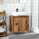 vidaXL Countertop without Sink L58xW33xH60cm Old Wood