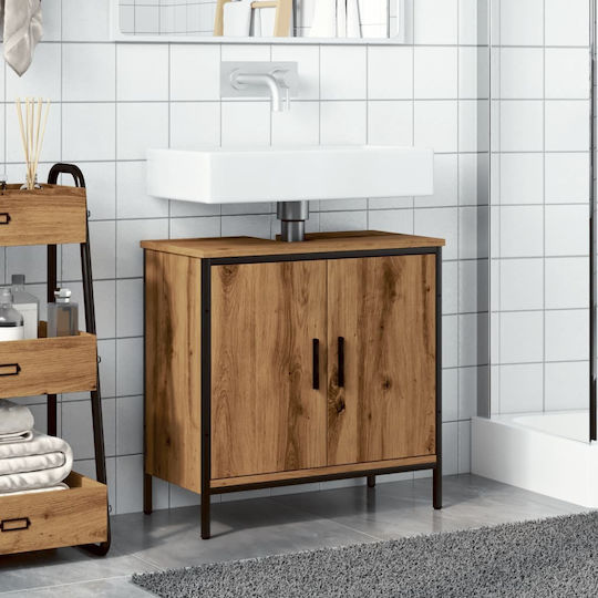 vidaXL Countertop with Sink L60xW30xH60cm Coffee