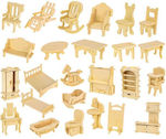 Aria Trade Furniture for Dollhouse