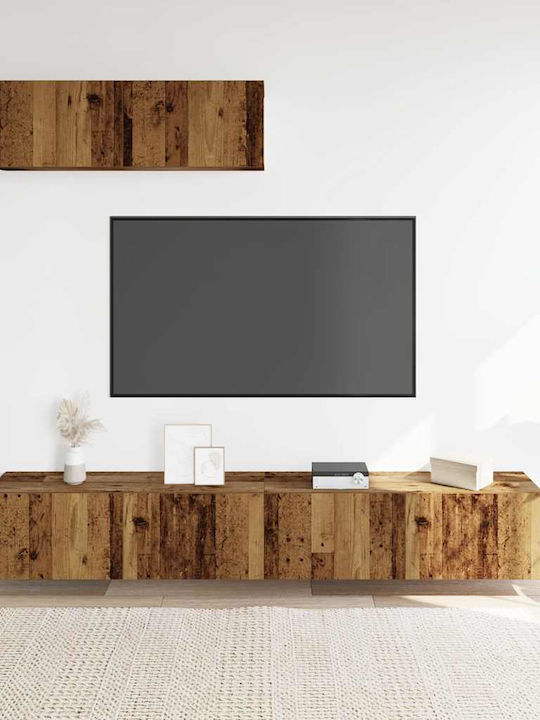 Wohnzimmer TV-Einheit Παλιό Ξύλο L100xB30xH30cm
