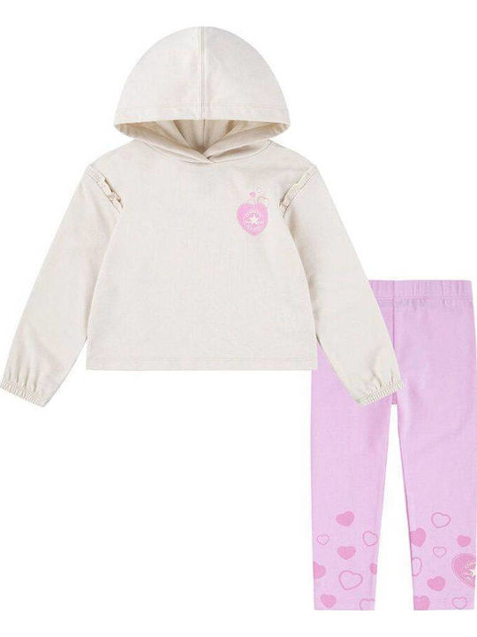 Kinder-Set mit Leggings Winter 2Stück Pink