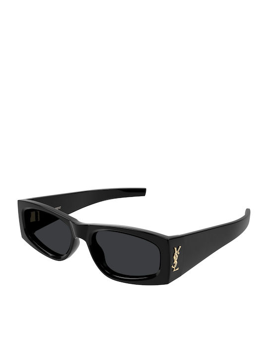 Ysl Unisex Ochelari de soare cu Negru Cadru și Negru Lentilă