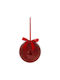 Hängendes Kugel Ornament Ornament Papier Rot 15cm