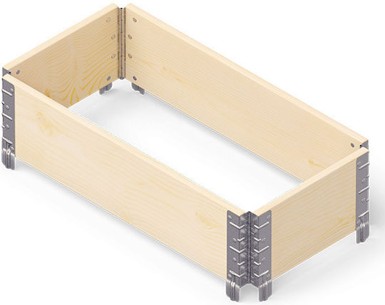 Strat Înălțat pentru Grădină Hydrostab Upyard Lemn 80x40 Cm