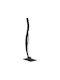 Eglo Decorative Table Lamps Grisolia Curved Table Lamp Room Decor Bedroom Living Room Lamp Made of Metal and Plastic in Black and Neutral White H 45.5 Cm