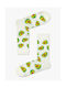 Nodo Cotton Sock Avocado Design White