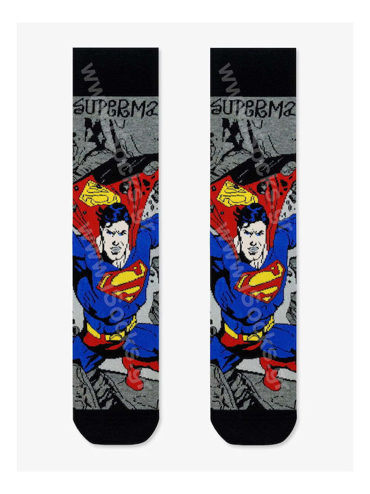 Dc Comics Superman Κάλτσες Γκρι