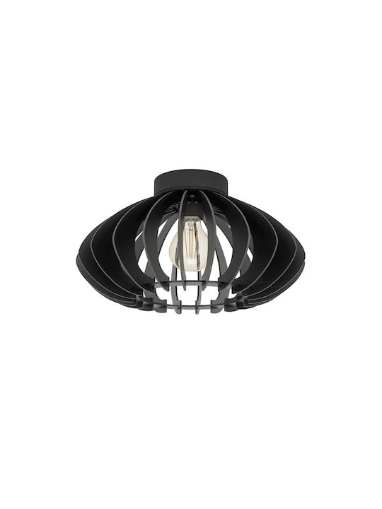 Eglo Cossano 3 Ceiling Mount Light Black with Socket E27