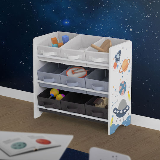 Kids Wall Mount Shelf White