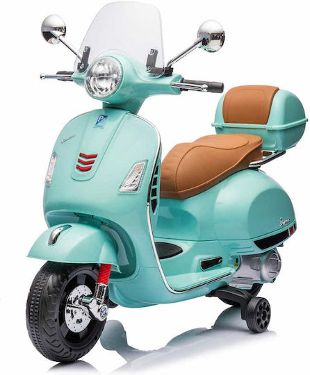 Παιδική Vespa Scooter with Trunk Ηλεκτροκίνητη Τιρκουάζ