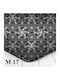 Marwa Sheet for Single Bed with Elastic 100x200+30cm. Geometric M M-17