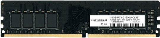 Innovation IT DDR4 με Module 1x16GB και Ταχύτητα 2666 για Laptop