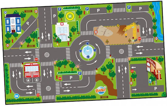 Buki Spielmatte Autos Mehrfarbig 72x120cm