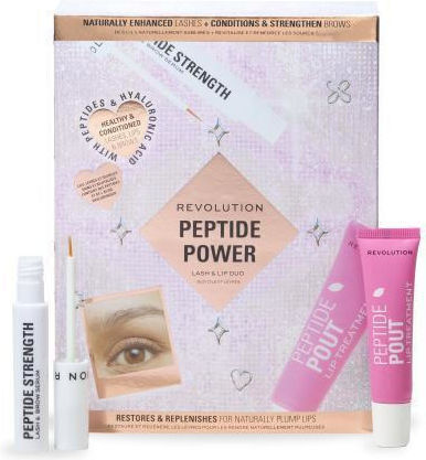 Revolution Beauty Peptide Power Lash & Lip Duo Σετ Μακιγιάζ 2τμχ