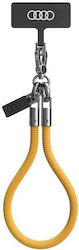 Audi Universal Phone Lanyard 28cm 8mm Yellow Yellow Au-hsl8-r8/d1-yw