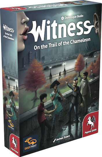 Board Game Witness – On The Trail Of The Chameleon for 4 Players 10+ Years Old (EN) Pegasus Spiele
