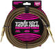 Ernie Ball Braided Cable 6.3mm male - 6.3mm mal...
