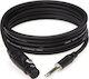 Klotz Cable XLR female - XLR female Μαύρο 5m (STO-KLZ.1621.0002)