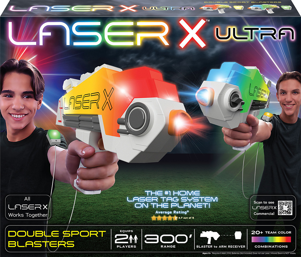 洋楽 PISTOLA / pistolplay Giochi Preziosi Laser X Ultra Sports Blasters Pistol pentru copii