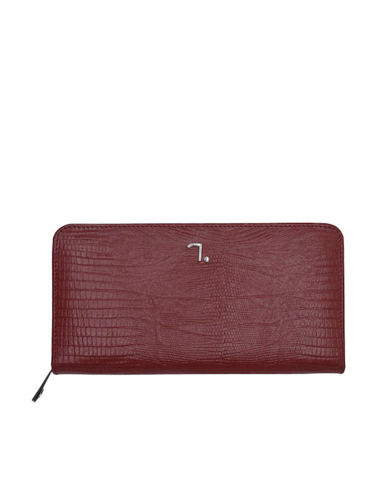 7.Dots Venus Large Leather Women's Wallet Red