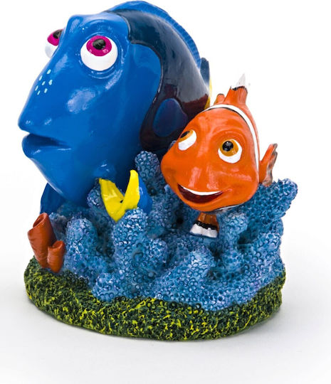 Παιχνιδια Ενυδρειου Penn Plax Finding Dory Dory & Marlin On Coral Large