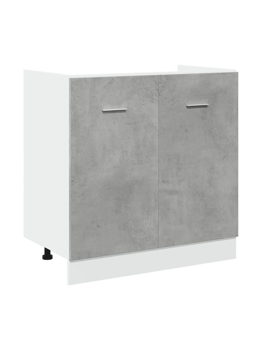 Sink Cabinet Grey 80x46x81.5pcs