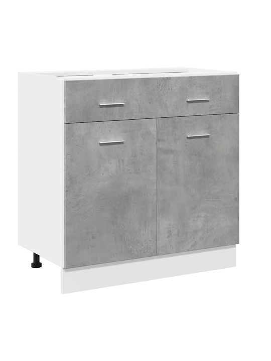 Floor Cabinet Grey 80x46x81.5pcs