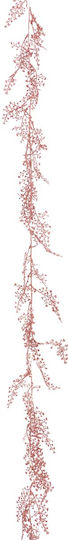 Weihnachtliche Girlande Plastik Rosa 180cm 1Stück