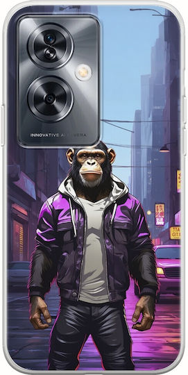 Street Animals Chimpanzee Oneplus Nord N30 Se 5g Flexible Tpu Διάφανη Σιλικόνη