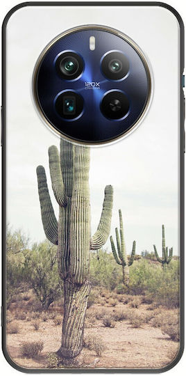 Desert Cactus Realme 12+ 5g Black TPU Black Silicone