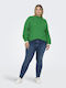 Women's Sweater Turtleneck Green