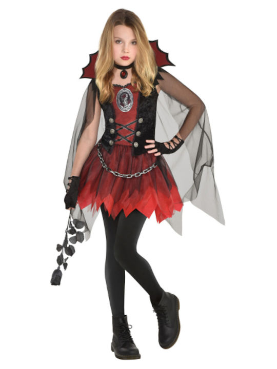 Kids Carnival Costume Vampire girl