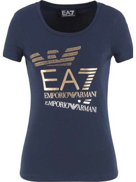 Emporio Armani Γυναικείο T-shirt Μπλε