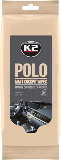 CarMotion Cleaning and Polishing Wipes for Car Dashboard 24pcs