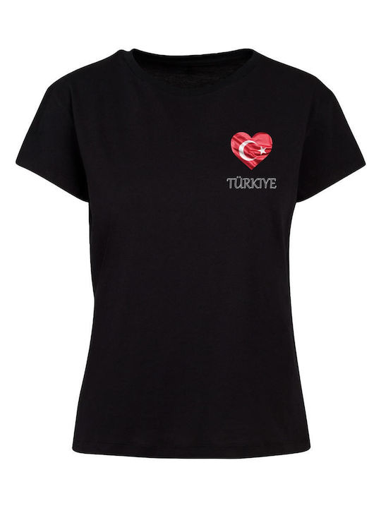 Damen T-Shirt Black