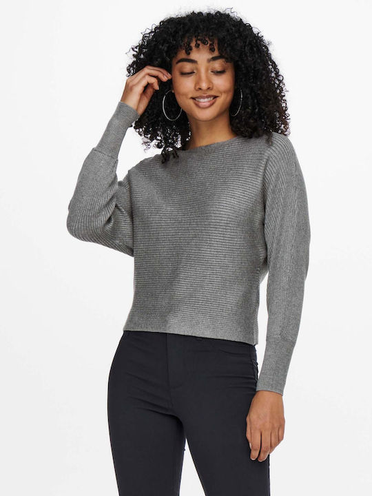 Only Women's Long Sleeve Sweater Gray