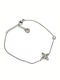 Isay Collection Γυναικείο Βραχιόλι Ταυτότητα με σχέδιο Σταυρό από Ανοξείδωτο Ατσάλι
