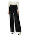 Women's Fabric Trousers Black